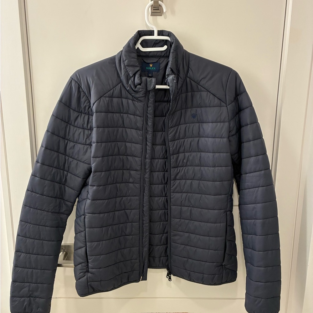 Rolex ladies navy puffer jacket